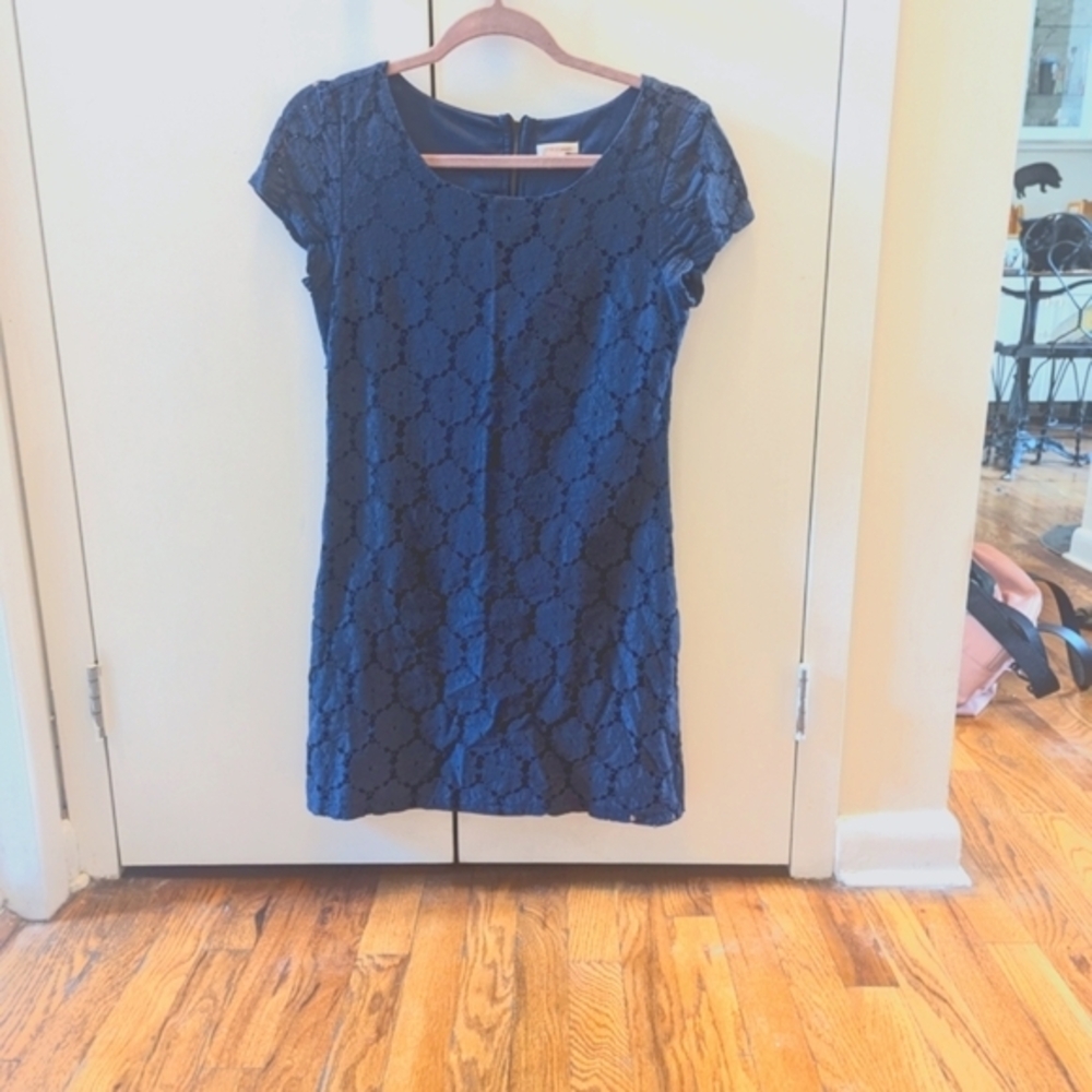 Xhilaration Navy Lace Dress